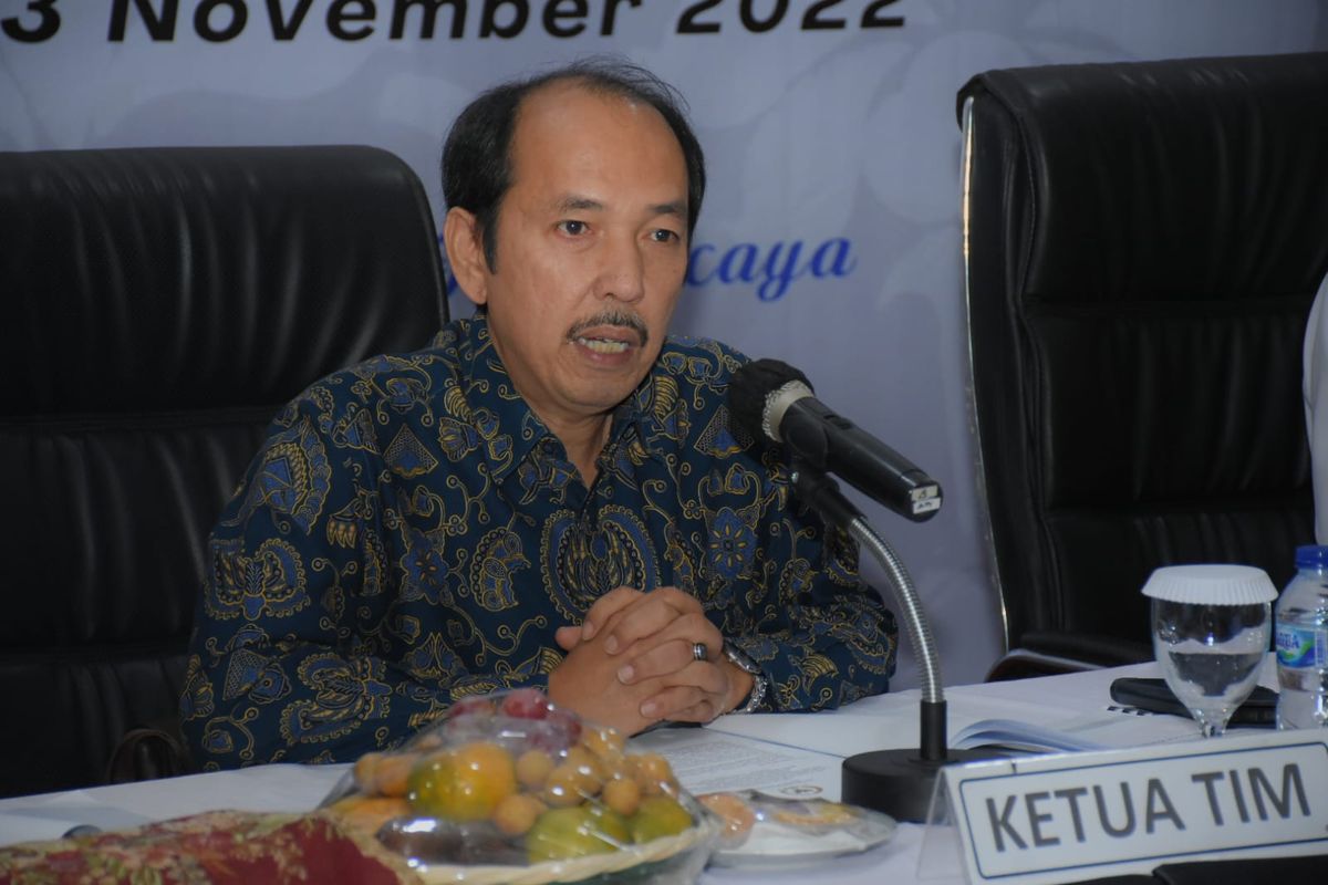 Ketua Tim Kunjungan Kerja Spesifik Komisi II Dewan Perwakilan Rakyat (DPR) Yanuar Prihatin melakukan kunjungan ke Kantor Badan Pertahanan Nasional (BPN) Provinsi Jateng, Semarang, Rabu (23/11/2022).