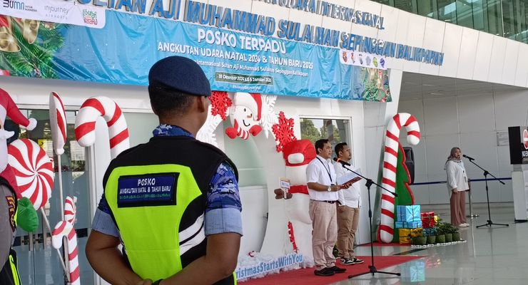 Bandara Sepinggan Buka Posko Terpadu, Puncak Mudik Nataru 21 Desember