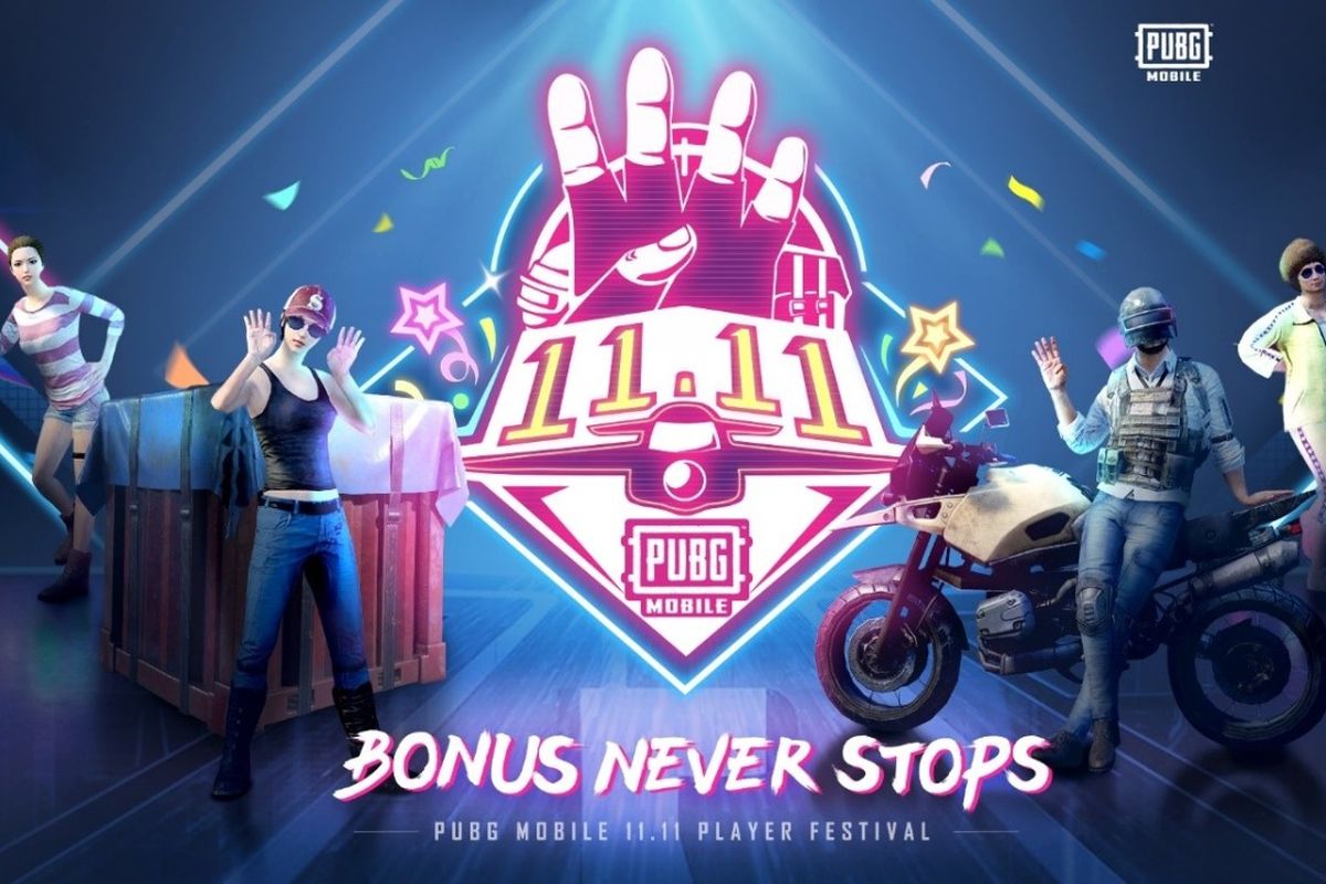 PUBG Mobile resmi meluncurkan Program 11.11 dalam rangka ikut menyemarakkan Hari Belanja Online Nasional 11.11.