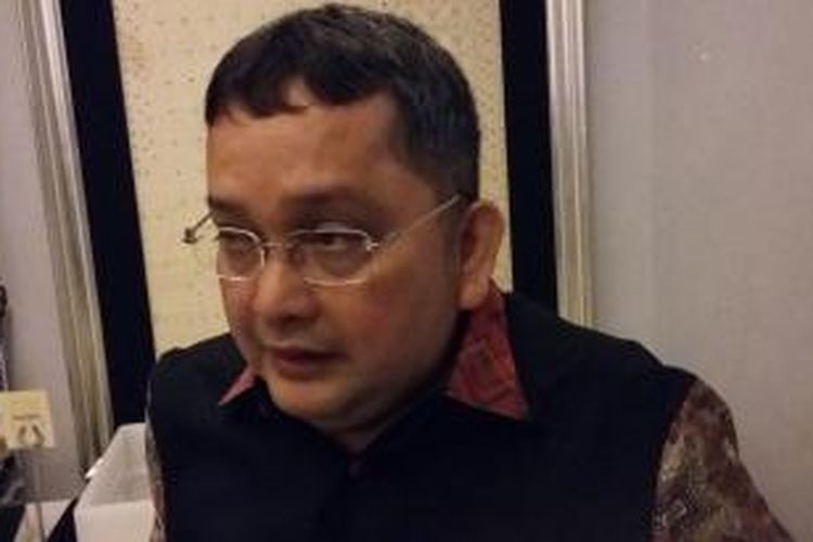 Wakil Ketua Komisi III DPR dari Fraksi PDI-P Trimedya Panjaitan, saat ditemui di Menteng, Jakarta Pusat, Selasa (22/12/2015).
