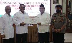 Bupati Arief Tunjuk Dandim Andy Soelistyo sebagai Ketua Bulan Dana PMI Blora 2022