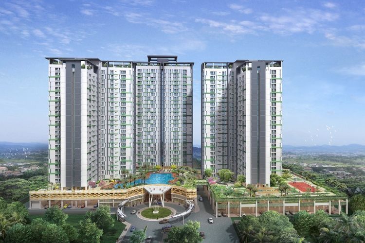 Proyek kawasan apartemen Akasa Pure Living.