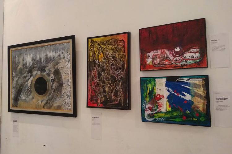 Karya seni yang ditampilkan dalam pameran seni Archetype 3.0, 11-13 Oktober 2019 di Taman Budaya Jawa Tengah