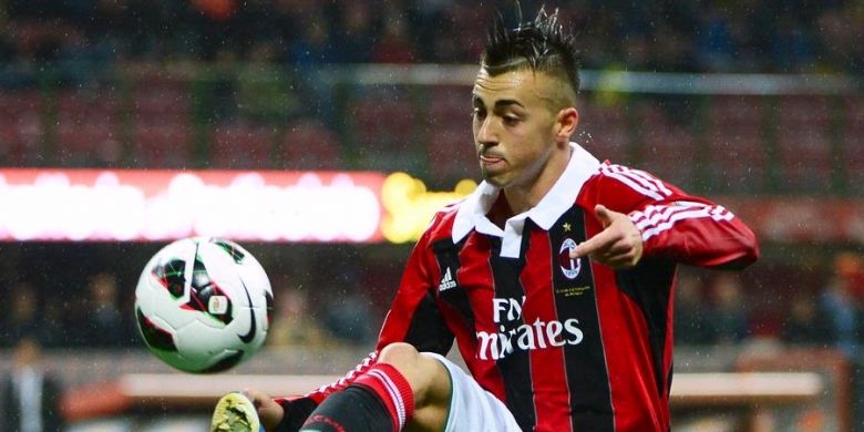 Penyerang AC Milan,Stephan El Shaarawy.