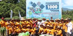 Kembangkan Agrowisata di Halmahera Timur, Antam Tanam 1.000 Pohon Buah di Desa Geltoli