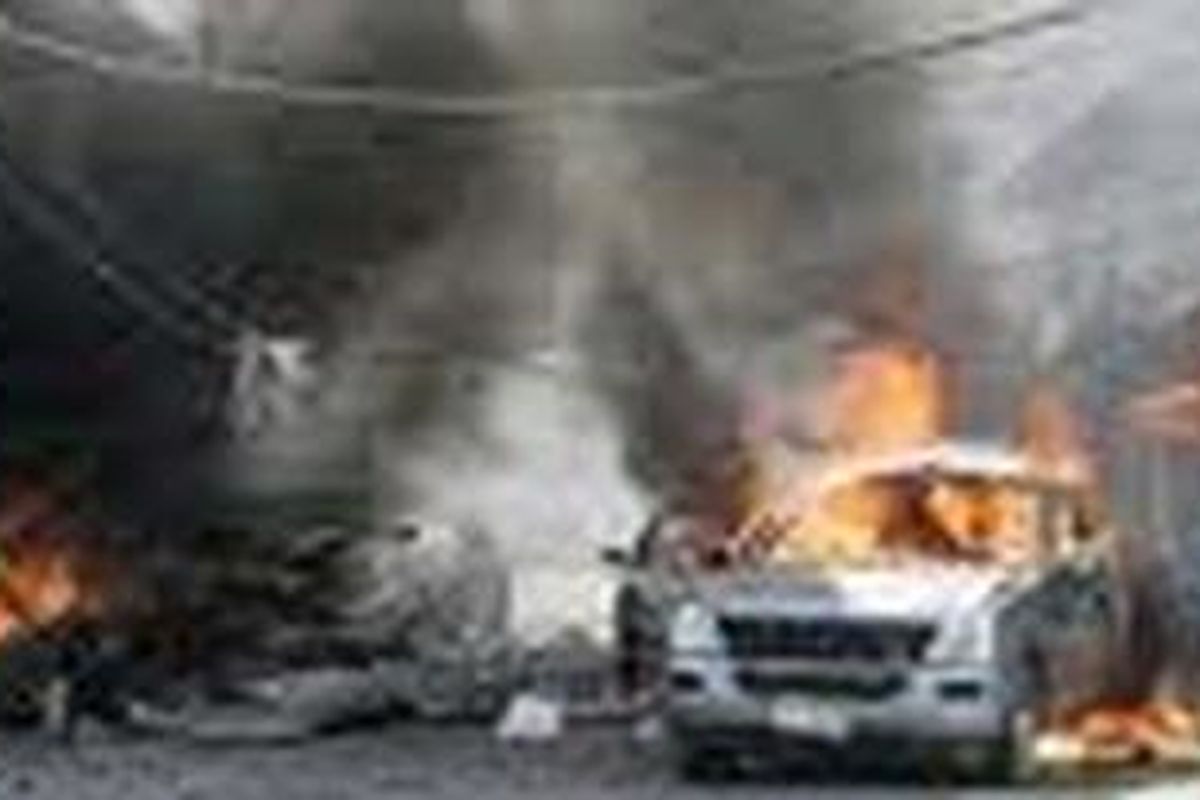 Sebauh ledakan bom di Thailand selatan yang sering bergolak.