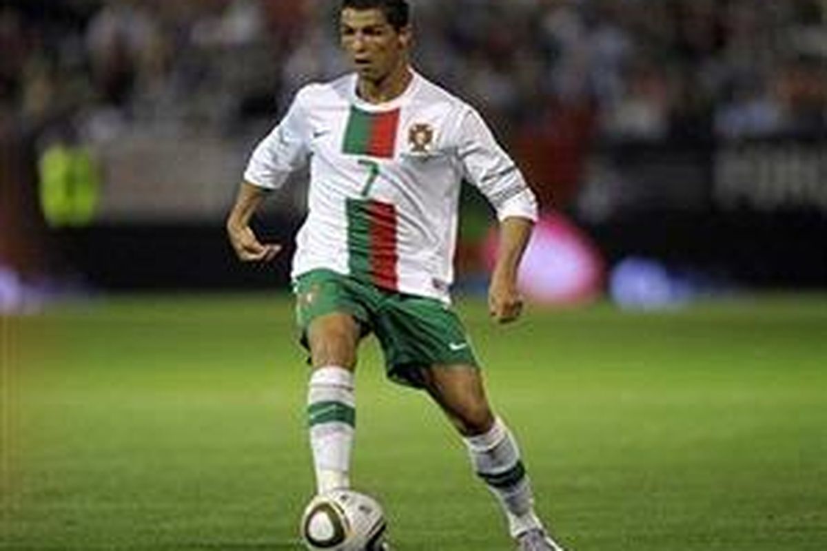 Gelandang Portugal, Cristiano Ronaldo.