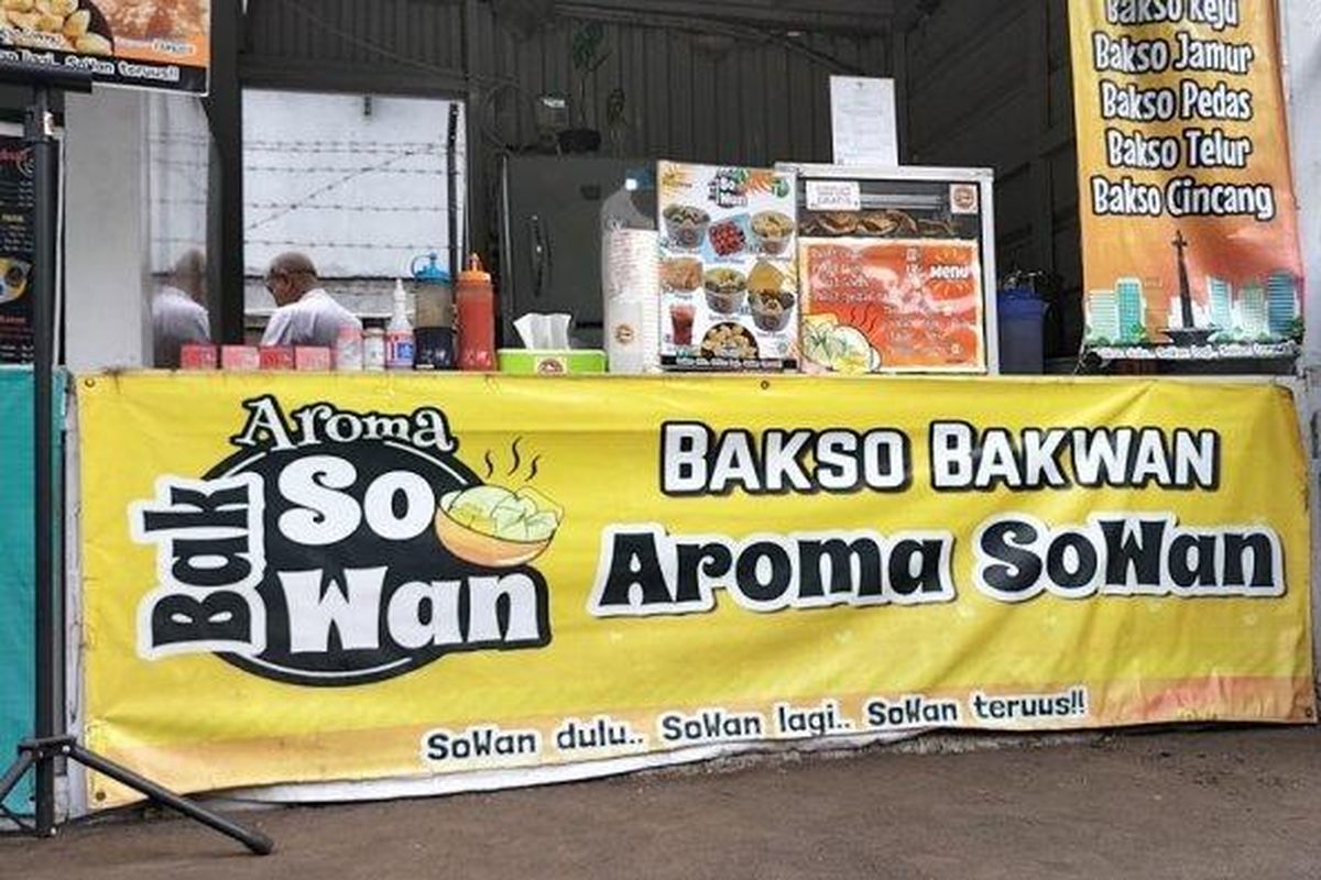 Gerai Bakso Aroma SoWan di Thamrin 10, Menteng, Jakarta Pusat
