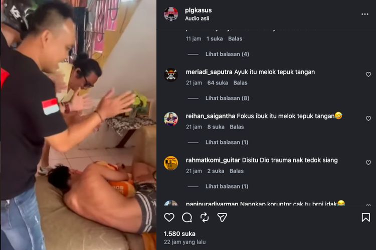 Bangunkan Pakai Lagu Ulang Tahun, Momen Polisi Tangkap Pelaku Penusukan di Palembang