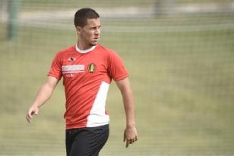 Gelandang serang Belgia, Eden Hazard.