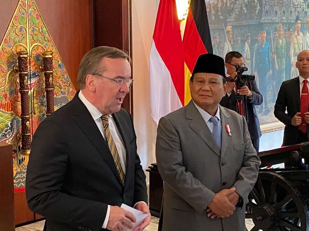 Prabowo dan Menhan Jerman Bahas Kerja Sama Pengadaan Kapal Selam AL