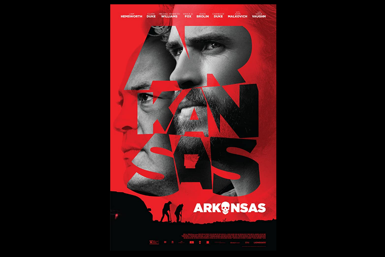 Film thriller Arkansas (2020) dibintangi oleh Liam Hemsworth, Clark Duke, dan John Malkovich.