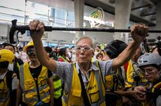 Di Demonstrasi Hong Kong, Inilah Sosok "Malaikat Pelindung" Demonstran dan Polisi