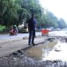 Kerusakan Jalan Perancis di Kota Tangerang akibat Proyek Tol Kunciran-Cengkareng