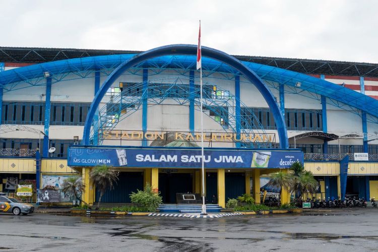 Stadion Kanjuruhan di Kabupaten Malang, Jawa Timur.