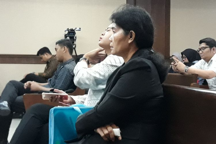 Hakim Merry Purba di Pengadilan Tipikor Jakarta, Senin (14/1/2019).