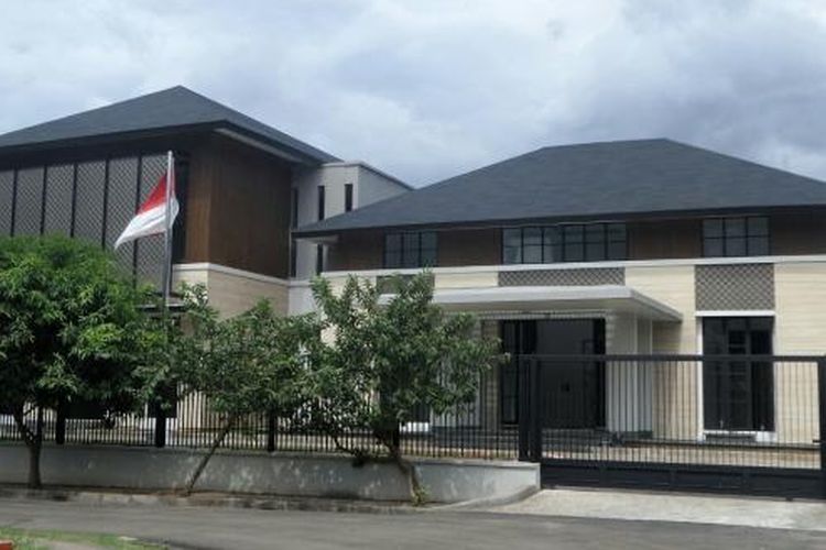 Rumah baru Presiden keenam RI Susilo Bambang Yudhoyono pemberian negara yang terletak di kawasan Mega Kuningan, Jakarta Selatan.