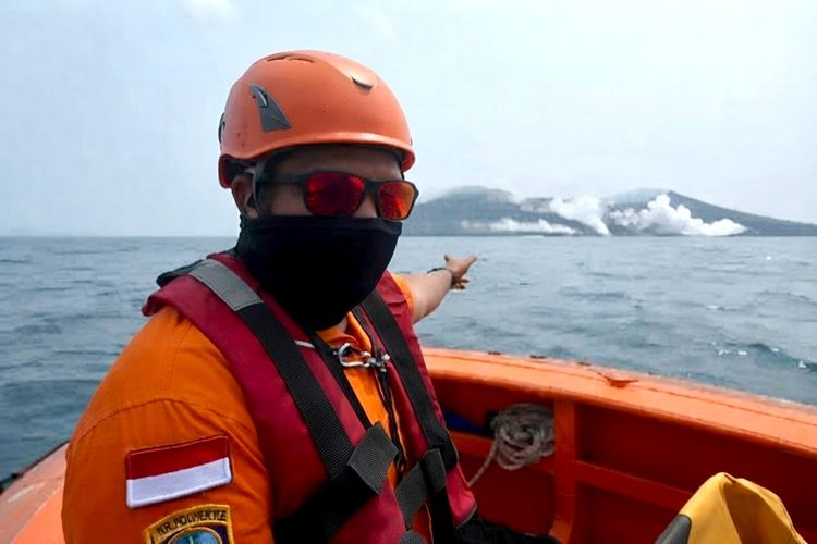 Video Benda Putih di Gunung Anak Krakatau Viral, Tim SAR: Lokasi Sudah Disisir, Tak Ada Temuan