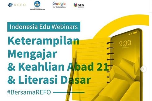 Guru, Ini Jadwal Webinar Kemendikbud Keterampilan Mengajar Abad 21