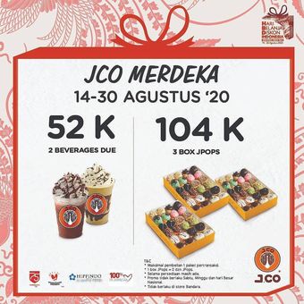 Promo kemerdekaan JCO Indonesia
