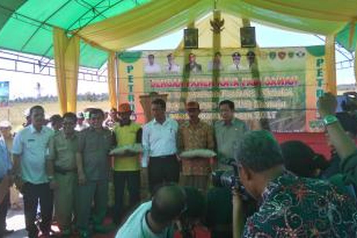 Kunjungan Kerja Menteri Pertanian Andi Amran Sulaiman ke Kampung Buyung-buyung, Berau, Rabu (12/08/2015)