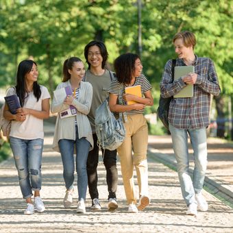 Ilustrasi mahasiswa. 