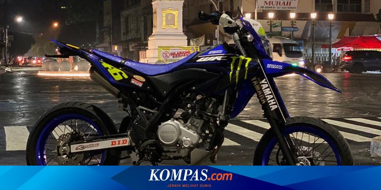 Tren Modifikasi Yamaha WR 155 R Supermoto Merebak di Yogyakarta