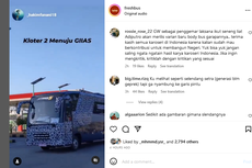 Jetbus 5 Kembali Tertangkap Kamera Menuju GIIAS, Desain Selendang Baru