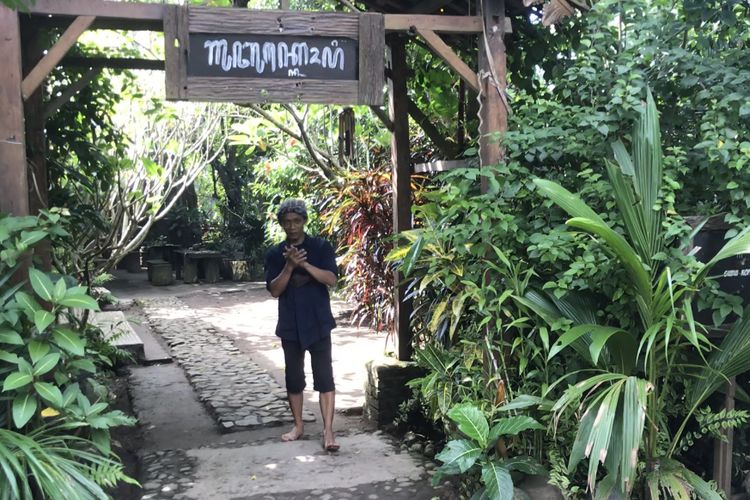 Suasana obyek wisata Gubuk Kopi di Desa Karangrejo, Borobudur, Magelang, Jawa Tengah pada Jumat (13/5/2022) pagi. Gubuk Kopi merupakan obyek wisata yang berada di sekitar Candi Borobudur.