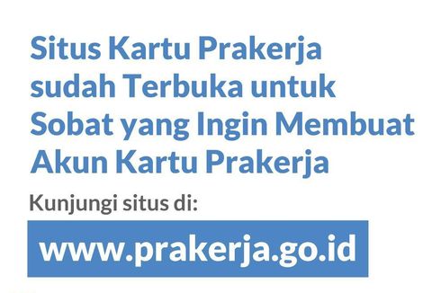 Ingin Daftar Kartu Prakerja? Ini Kriteria agar Diterima sebagai Peserta