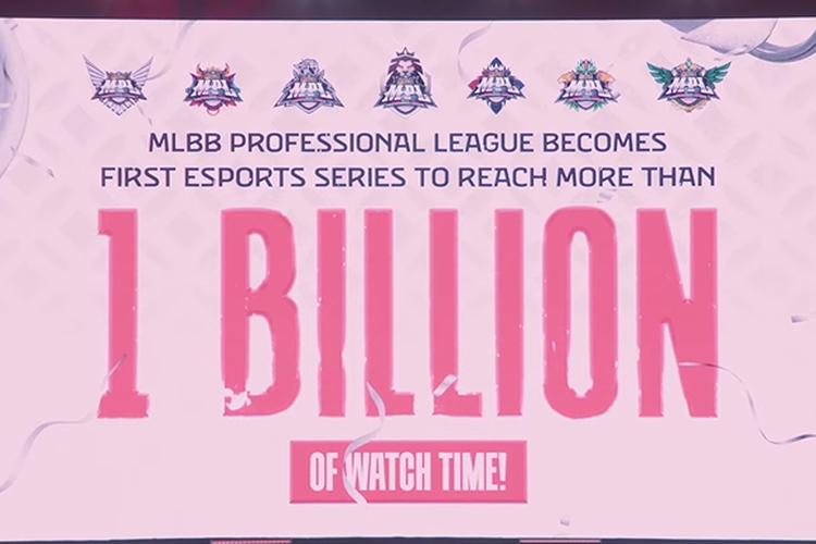 MPL Series menjadi seri turnamen e-sports pertama yang ditonton hingga 1 miliar jam.