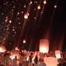 Ribuan Lampion Waisak Hiasi Langit Candi Borobudur, Bikin Peserta Terharu