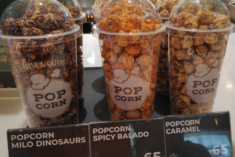Varian Popcorn Premium dari XXI Cafe. 