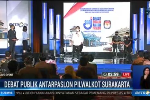 Debat Pilkada Solo, Bajo Tanyakan Soal Milenial Pada Gibran-Teguh