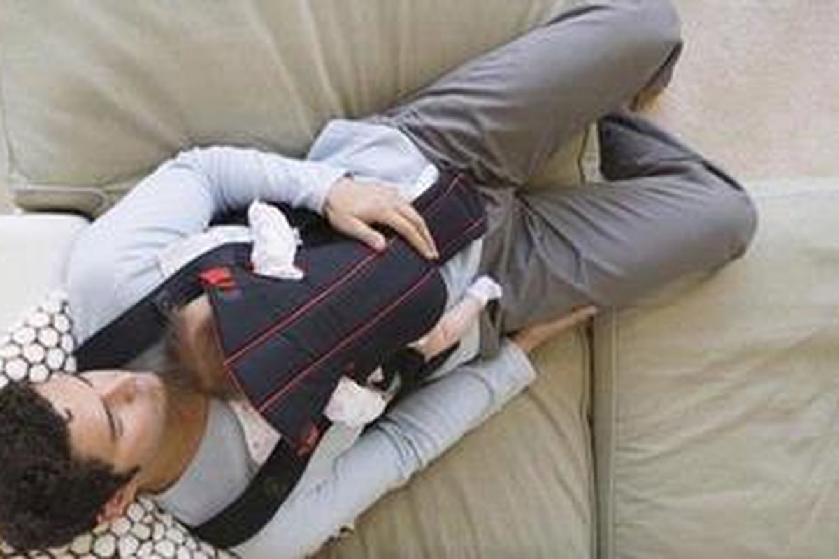 Ilustrasi anak dan ayah