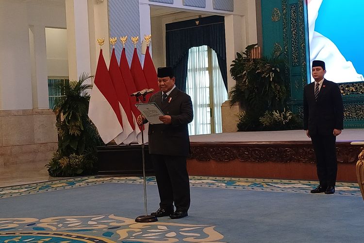 Gibran Tak Dampingi Prabowo di Reshuffle Jilid 3, Mensesneg: Sedang di Luar Kota