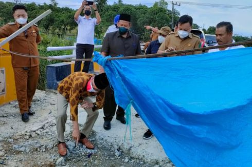 Jembatan Senilai Rp 14 Miliar Rusak, Wakil Ketua DPRD Kukar: Pengerjaan Enggak Sesuai Spesifikasi