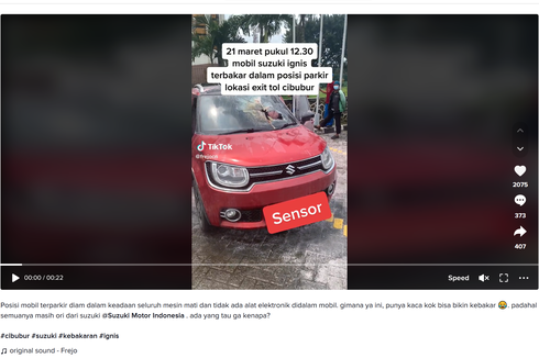 Suzuki Ignis Terbakar Saat Parkir Kondisi Mesin Mati