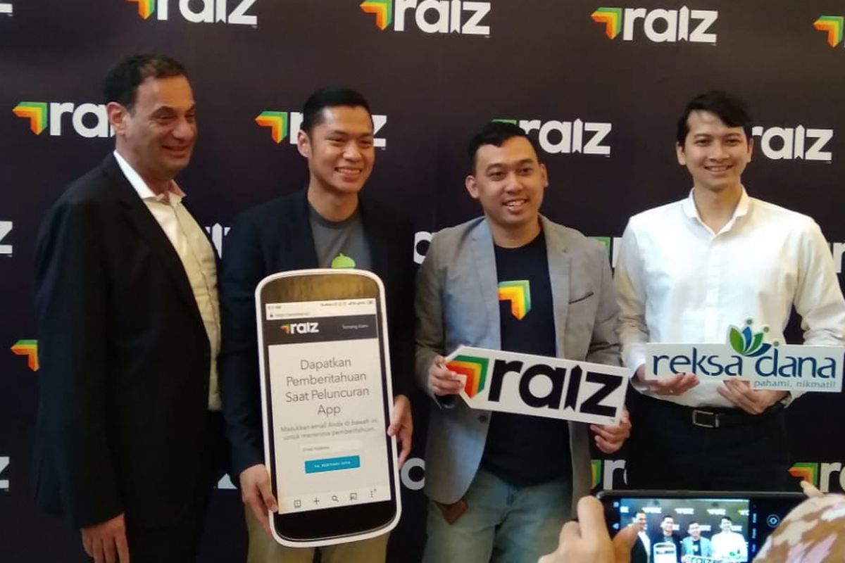 Soft Opening Raiz Investmen di Jakarta, Rabu (6/03/2019).