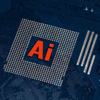 Ilustrasi kecerdasan buatan atau artificial intelligence (AI). 