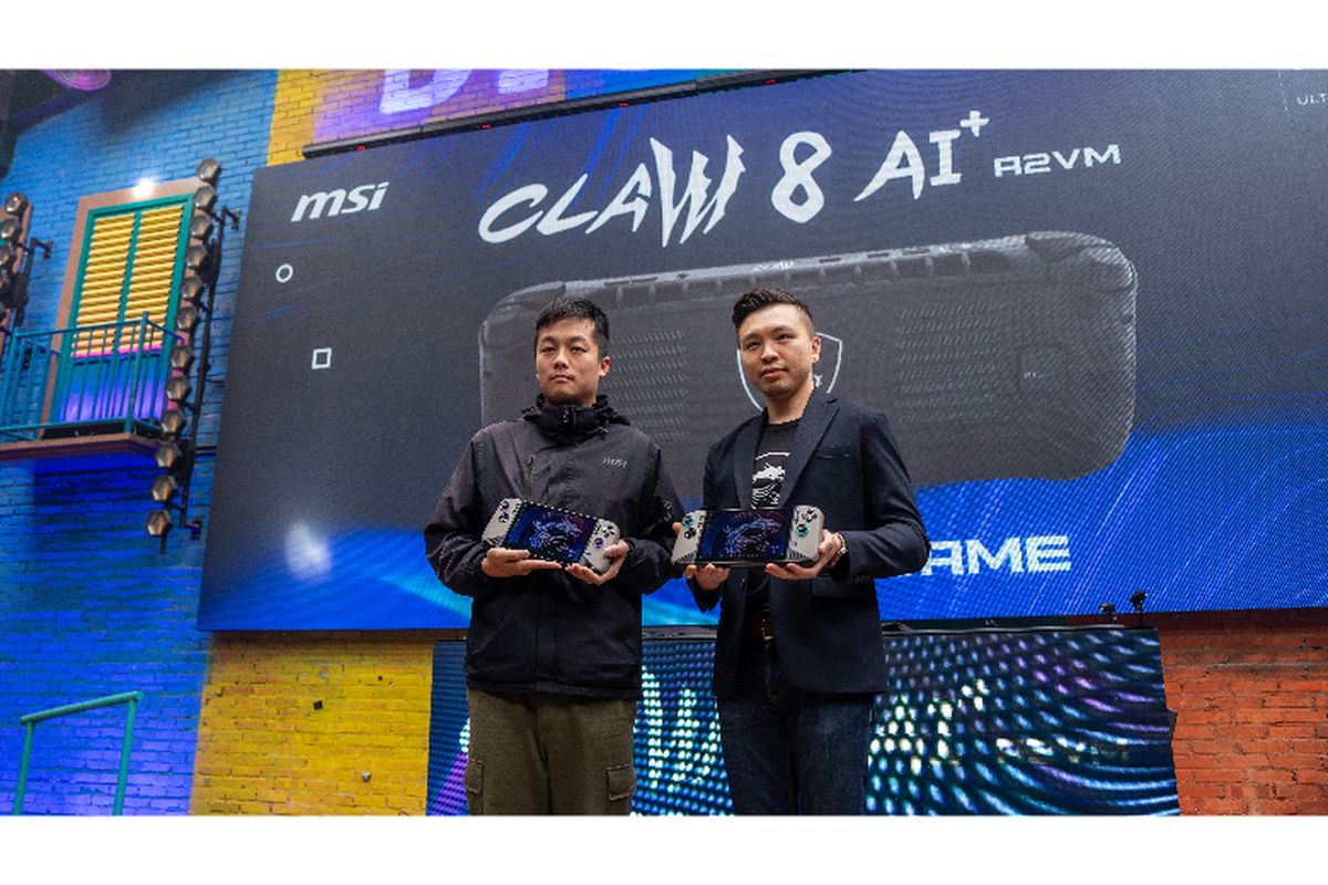 MSI resmi meluncurkan Claw 8 AI+ A2VM, PC handheld Copilot+ pertama di dunia, dalam acara MSI Claw 8 Launching Party di Jakarta. Perangkat ini hadir dengan prosesor Intel Core Ultra terbaru dan fitur AI canggih untuk pengalaman gaming yang lebih imersif 