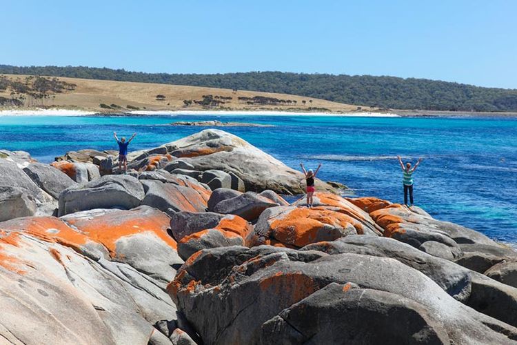 The Bay of Fires, Tasmania. 