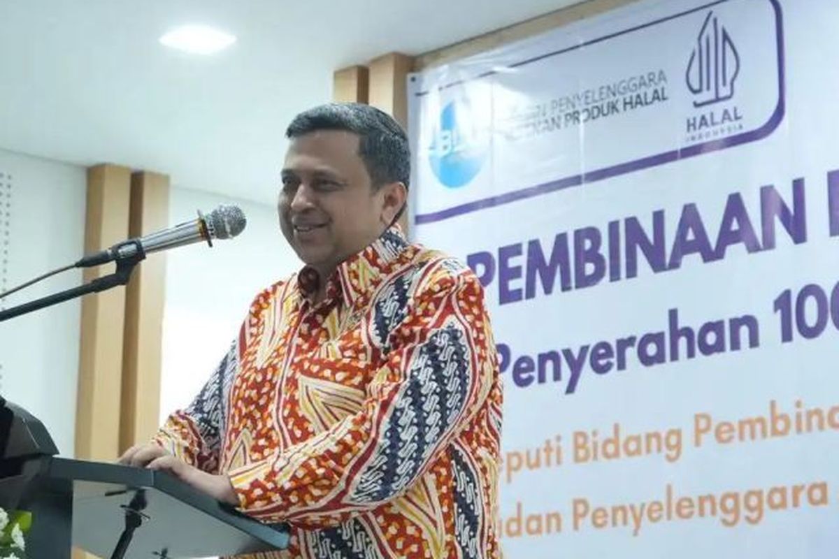 Kepala Badan Penyelenggara Jaminan Produk Halal (BPJPH) Ahmad Haikal Hasan. 