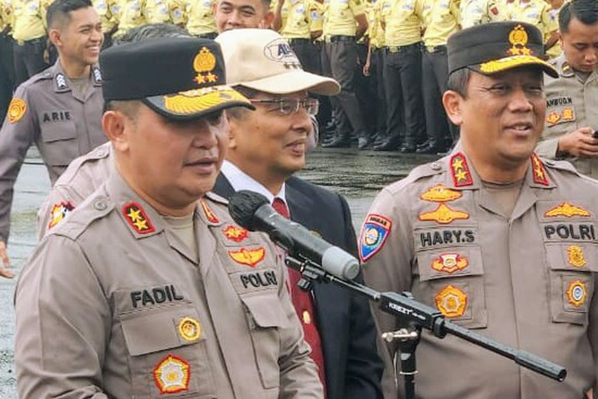 Kapolda Metro Jaya Irjen Fadil Imran usai memimpin upacara di Lapangan Presisi Ditlantas Polda Metro Jaya, Senin (30/1/2023). 
