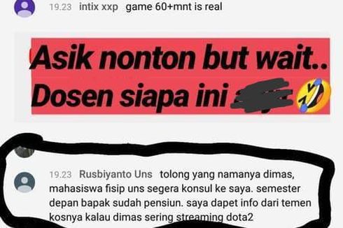 Viral, Dosen FISIP UNS Tegur Mahasiswa di Siaran Langsung Dota 2, Ini Penjelasannya