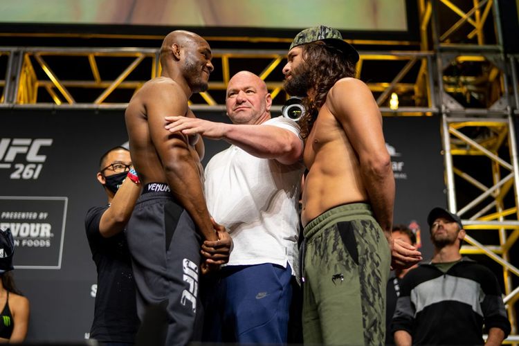 Duel Kamaru Usman vs Jorge Masvidal dan keseleruhan event UFC 261 akan dihelat di VyStar Veterans Memorial Arena, Florida, Amerika Serikat, pada Minggu (25/4/2021) pagi WIB.