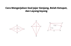 Cara Mengerjakan Soal Jajar Genjang, Belah Ketupat, dan Layang-layang