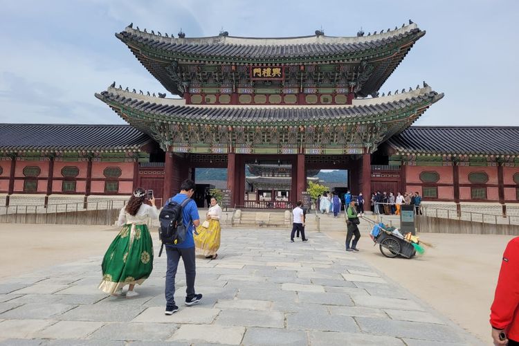 Istana Gyeongbokgung di Korea Selatan