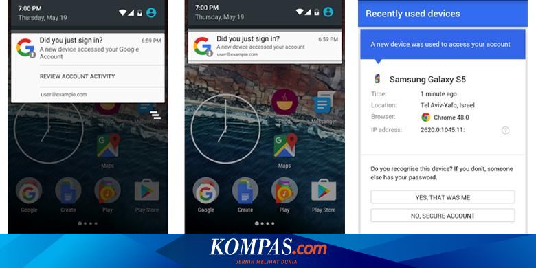 Android Bakal Kirim Notifikasi Jika Ada Log In Di Perangkat Baru