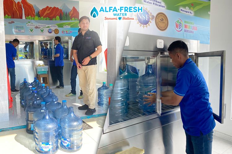 Depot air minum Alfa Fresh Water.